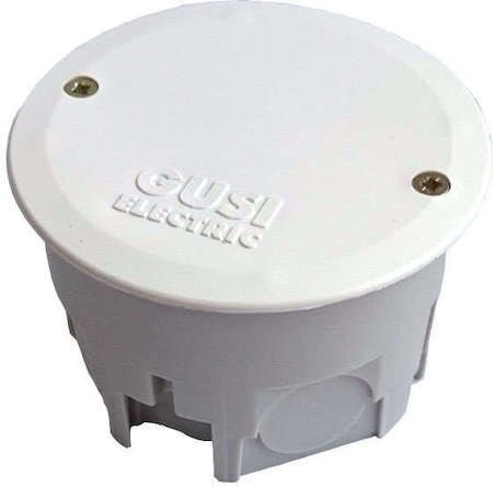 GUSI Коробка распр. СП круглая 68х45 IP30 для сплошных стен сер. ГУСИ С3В70К Евро