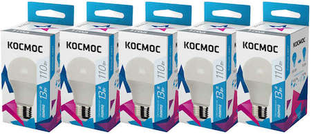 Лампа светодиодная A60 13Вт 4500К E27 220В КОСМОС Lk_LED13wA60E2745_5