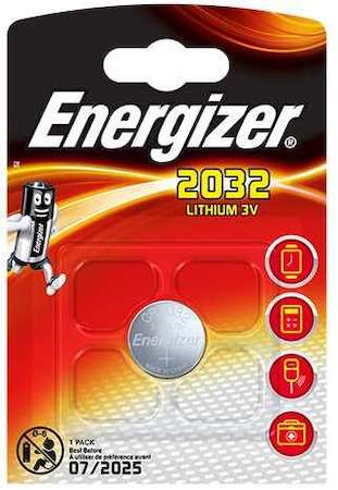 Элемент питания литиевый Lithium CR2032 BL1 (1/10/140) (блист.1шт) Energizer 22966