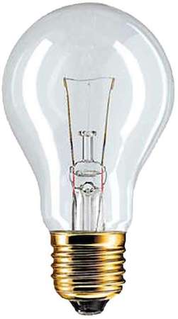 Лампа накаливания МО 60Вт E27 12В манж. упак. (100) Искра Львов ИР0036
