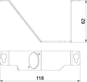 OBO Bettermann Пластина монтажная для лючка GE2.15 тип K MTGE2 15 1K сталь OBO 7407599