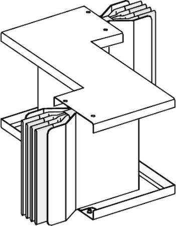 Schneider Electric Секция горизонт. Z-образ. угловая SchE KTA4000ZP5