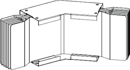 Schneider Electric Секция угловая горизонт. №2 SchE KTA2000LP5C2