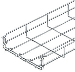 OBO Bettermann Лоток проволочный 500х55 L3000 сталь 4.8мм GRM 55 500 G оцинк. OBO 6001452