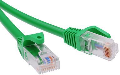 ДКС RN5EUU4520GN Патч-корд неэкранированный CAT5E U/UTP 4х2, LSZH, зелёный, 2.0м