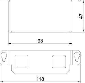 OBO Bettermann Пластина монтажная для лючка GE2.15 тип LE MTGE2 15 2LE сталь OBO 7407598