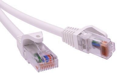 ДКС RN5EUU4500WH Патч-корд неэкранированный CAT5E U/UTP 4х2, LSZH, белый, 10.0м