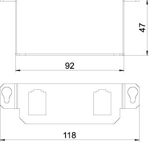 OBO Bettermann Пластина монтажная для лючка GE2.15 тип B MTGE2 15 2B сталь OBO 7407595