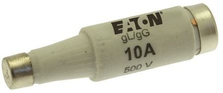 Предохранитель-D1 10А T GL/GG 500В AC EATON 10D16