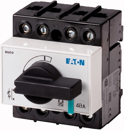 Выключатель-разъединитель Duco 4п 40А с рукоятью DCM40/4 EATON 1314110