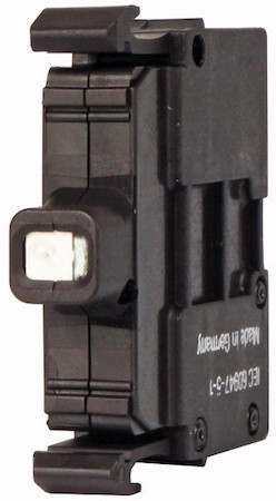 Светодиод с винтовым зажимом 85-264В (АС) 5-15А креп. спереди M22-LED230-B син. EATON 218059