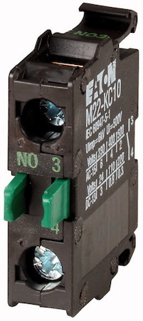 Элемент контактный болтовое соединение креп. на монтажное основание 1 замыкающий контакт M22-KC10-GVP EATON 216381