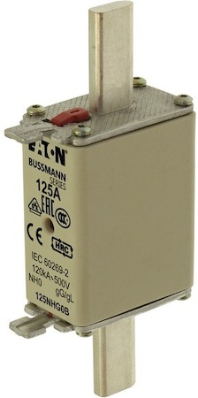 Предохранитель NH 80А 500В GL/GG 0 двойная индикация EATON 80NHG0B