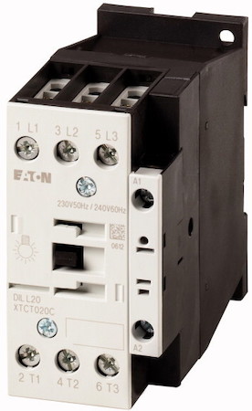 Контактор для коммутации осветительных нагрузок DILL20 (24В 50Гц) EATON 104407