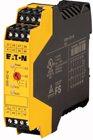 Реле безопасности с задержкой выключения 24В DC 24В AC 50/60Гц ESR5-VE3-42 EATON 118706