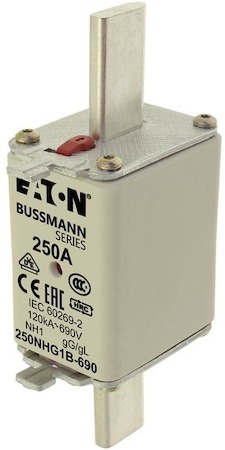 Предохранитель NH 160A 690В gG 1 двойная индикация EATON 160NHG1B-690