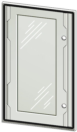 Дверь со стеклом 15х400х300мм DT-3040-CS IP66 EATON 140483