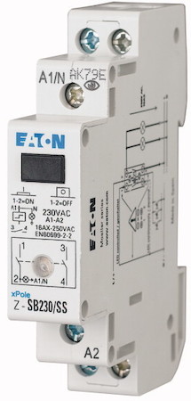 Реле импульсное 230В 2НО Z-SB230/SS EATON 265301