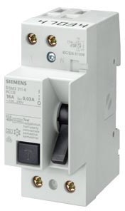 Выключатель дифференциального тока (УЗО) 2п 16А 30мА тип AC 5SM3 Siemens 5SM33116