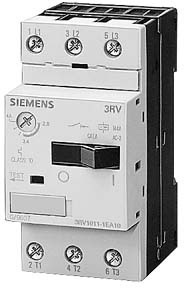 Выключатель авт. защиты двиг. 3RV10 (4.5-6.3А) Siemens 3RV10111GA10