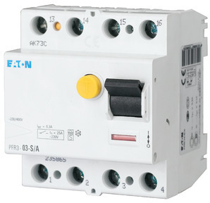 Реле контроля токов утечки 4п 0.1А (АС/DC) 5кА PFR3-1-S/A EATON 235867