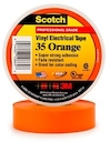 Scotch 35, оранжевая, изоляционная лента высшего класса, 19мм х 20м х0,18мм