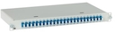 Коммутационая панель для оптоволоконных кабелей на 24 LC дуплекс портов,многомод, укомплектованная адаптерами LC