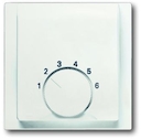 Плата центральная (накладка) для механизма терморегулятора (термостата) 1094 U, 1097 U, серия impuls, цвет белый бархат