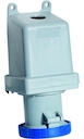Surface socket-outlet, 6h, 63A, IP67, 2P+E