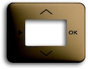 Плата центральная (накладка) для таймера 6455, 6456, серия alpha nea, цвет бронза