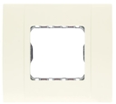 Рамка 1-постовая, 1-модульная, с монтажными лапками, серия (Re)stylo, цвет альпийский белый