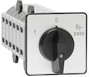 4-pole Bypass cam switch, without overlapping contacts