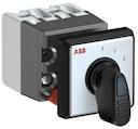 OC10 Cam switch, Ith=10A, Multi-Step, 2-contacts, Snap-on door mounting, Black Basic handle