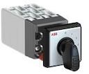 OC10 Cam switch, Ith=10A, Multi-Step, 6-contacts, Snap-on door mounting, Black Basic handle