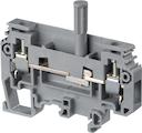 grey Screw Clamp Terminal Blocks M6/8.ST3 equipped with 2 test socket DIA. 4 mm / .16"