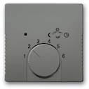 Плата центральная (накладка) для механизма терморегулятора (термостата) 1095 U, 1096 U, серия solo/future, цвет meteor/серый металли