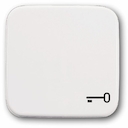 Клавиша для механизма 1-клавишного выключателя/переключателя/кнопки с символом "КЛЮЧ", серия Reflex SI, цвет альпийский белый