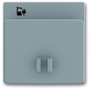 Плата центральная (накладка) 6478-803 для блока питания micro USB - 6474 U, Solo, серый металлик