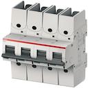 High Performance Circuit Breaker - S800S - with ring tongue terminals - Tripping characteristic K - Number of poles 4 - Rated operational current 100A - Rated operational voltage 750V DC