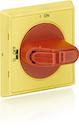 MSHD-LY Handle, IP64, red/yellow,