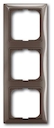 Рамка 3-постовая, серия Basic 55, цвет entrée-grey