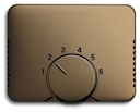 Плата центральная (накладка) для механизма терморегулятора (термостата) 1094 U, 1097 U, серия alpha nea, цвет бронза