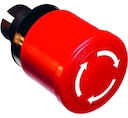 Кнопка MPMP3-10R ГРИБОК красная (только корпус) с усиленной фикс ацией 40мм отпускание вытягиванием