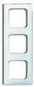 Рамка 3-постовая для кабель-каналов, серия Reflex SI, альпийский белый