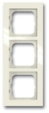 Рамка 3-постовая, серия axcent, цвет chalet-white