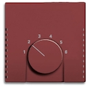 Плата центральная (накладка) для механизма терморегулятора (термостата) 1094 U, 1097 U, серия solo/future, цвет toscana/красный