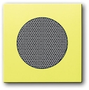 Плата центральная (накладка) для громкоговорителя 8223 U, серия solo/future, цвет sahara/жёлтый