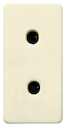 Розетка европейская без заземления, 16А / 250В, 1-модульная, серия Stylo/(Re)stylo, цвет альпийский белый