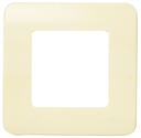 Рамка 1-постовая, 1-модульная, с монтажными лапками, серия Stylo, цвет альпийский белый
