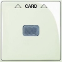 Плата центральная (накладка) для механизма карточного выключателя 2025 U, серия Basic 55, цвет chalet-white